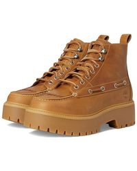 Timberland - Stone Street Mid Lace-Up (Wheat Full Grain) Boots - Lyst