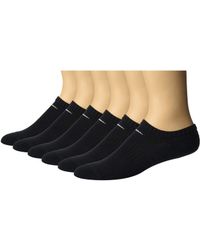 Nike Performance Lightweight No Show Training Socks 6-pair Pack (multicolor 3) Women's No Show Socks Shoes - Black