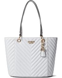 Guess Delaney Small Classic Tote in Yellow | Lyst