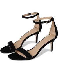 Ralph Lauren - Allie Mid-Heel Suede Sandals Sandals 11 B - Lyst