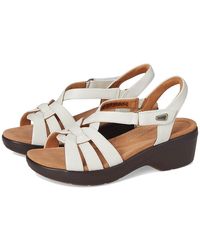 Clarks - Tuleah Cross Sandals 9 C - Lyst