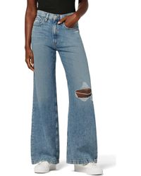 Hudson Jeans Jodie Wide Leg In Stages in Blue | Lyst