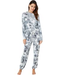 Honeydew Intimates Women's Star Seeker Brushed Jersey Lounge Set - Comfy Long Sleeve Top & Joggers