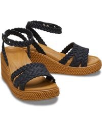 Crocs™ - Brooklyn Ankle Strap Wedge Platform Sandals - Lyst