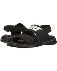 black nike strap sandals