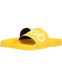 yellow slides mens