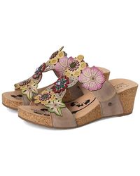 Spring Step - Prettypetals Wedge Shoes, Leather - Lyst