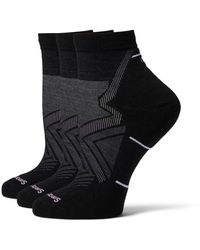 Smartwool - Run Targeted Cushion Ankle Socks 3 Pack - Lyst