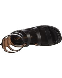 stuart weitzman gala lift studded leather gladiator sandals