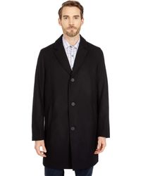 cole haan melton wool coat