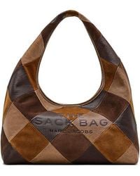 Marc Jacobs - The Suede Patchwork Sack Bag Handbags, Cotton/Leather/Suede - Lyst