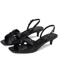 Michael Kors - Alessia Kitten Sandal Sandals, Synthetic - Lyst