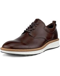 Ecco - St.1 Hybrid Cap Toe Oxford (Cocoa) Shoes - Lyst