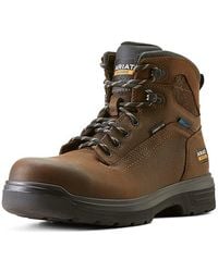 Ariat - Turbo 6 Waterproof Carbon Toe Work Boots (Rich) Shoes - Lyst