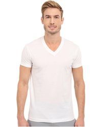 2xist - 2(x)ist Pima Cotton Short Sleeve V-neck (white) T Shirt - Lyst