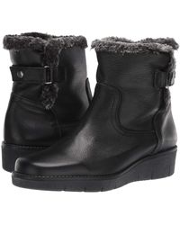 toni black platform boot