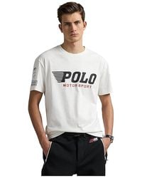 Polo Ralph Lauren - Classic Fit Jersey Graphic T-Shirt Clothing, Cotton - Lyst