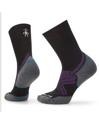 Smartwool - Run Cold Weather Targeted Cushion Crew Socks No Show Socks Shoes Lg Shoe 10-12.5) Wool/Nylon/Mesh - Lyst