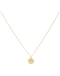 michael kors white gold necklace