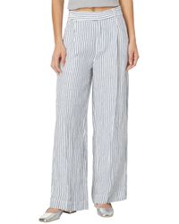Madewell - The Harlow Wide-leg Pant In 100% Linen - Lyst