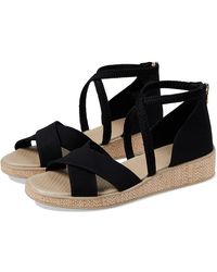 Bzees - Bali Sand Strappy Wedge Sandals Sandals, Textile - Lyst