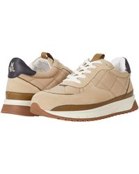 kickoff trainer sneakers in leather and recycled nylon