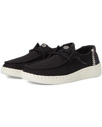 HEYDUDE - Wendy Espadrille Woven Flat Shoes, Cotton - Lyst
