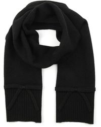 Kate Spade - Bow Knit Scarf - Lyst