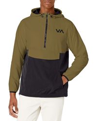 rvca rain jacket