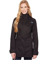 north face laney trench raincoat