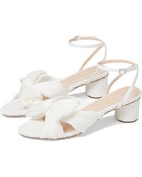 Loeffler Randall - Dahlia Pleated Knot Mule With Ankle Strap High Heels 5.5 B - Lyst