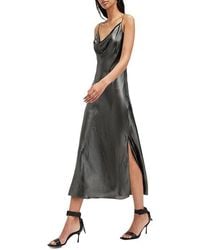AllSaints - Hadley Dress Dress Uk 8 (Us 4) Elastane/Polyester - Lyst