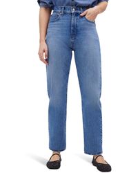 Madewell - The '90s Straight Crop Jean In Hazeldell Wash - Lyst
