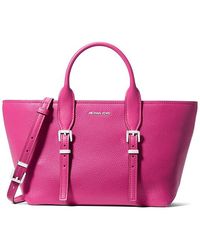 MICHAEL Michael Kors - Moore Small Satchel Satchel Handbags, Polyester - Lyst