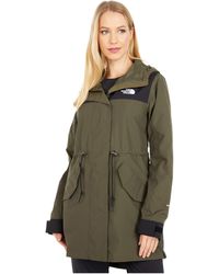 the north face women's trench coats