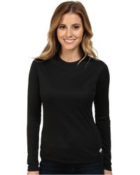 Details about   Hot Chillys Women's Black Crewneck Long Sleeve Pullover Top 9620 Size S 