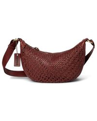 Hobo International - Hazel Sling Cross Body Handbags, Leather/Rattan - Lyst