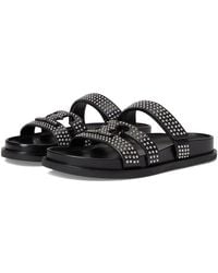 Tory Burch - Ines Stud Sport Slide Sandals Perfect/ Leather - Lyst
