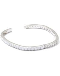 Kendra Scott Kriss Bangle Set mixed dichroic Glass Bracelet Lyst