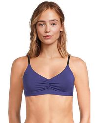 Meundies - Feel Free Ruched Bralette Bra, Elastane/Modal/Synthetic - Lyst