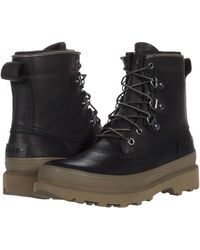 sorel men's atlis caribou waterproof boots