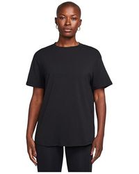 Nike - One Relaxed Dri-Fit Short-Sleeve Top Workout Sm (Us 4-6) Cotton/Elastane/Polyester - Lyst
