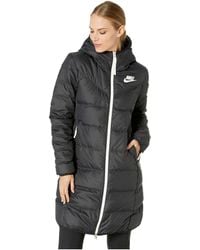 black nike womens coat