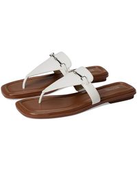 MICHAEL Michael Kors - Lena Thong Flat Sandal - Lyst