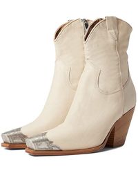 Free People - Brayden Western Boots Shoes, Leather - Lyst