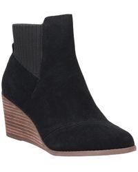 toms black booties