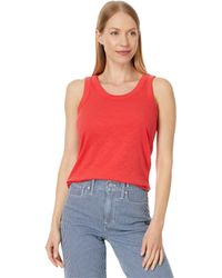 Madewell - Whisper Cotton Scoopneck Tank Top - Lyst