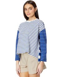Madewell - Easy Long-sleeve Rugby Tee In Contrasting Stripe - Lyst