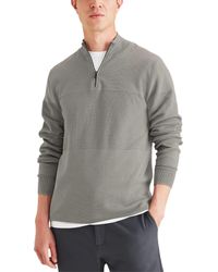 Dockers Mens Long Sleeve Quarter Zip Sweater Dockers Mens Long Sleeve Quarter Zip Sweater