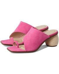 Pelle Moda - Lahni Slide Sandal Wedge Shoes, Leather - Lyst